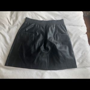 Leather Mini Skirt